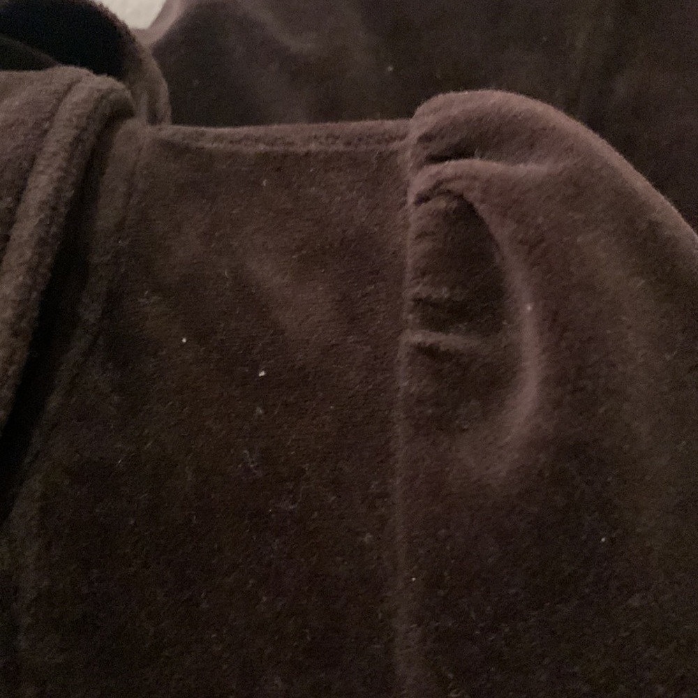 Juicy Couture NWOT Brown Velour Jacket with Hood Size L - Picture 8 of 10